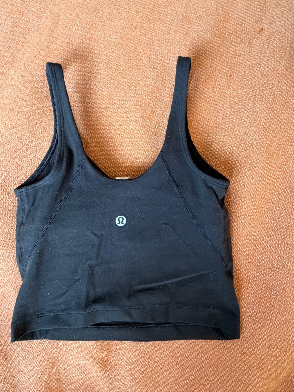 lululemon athletica Black Scoop Neck Tank